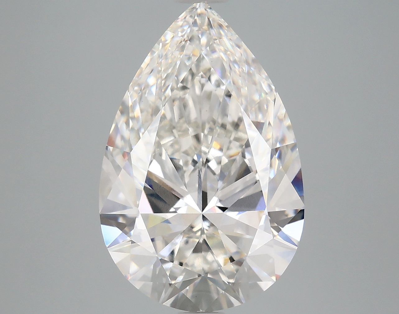 4.85ct Pear Cut Lab-Grown Diamond, F/VVS2, 14.91mm ID