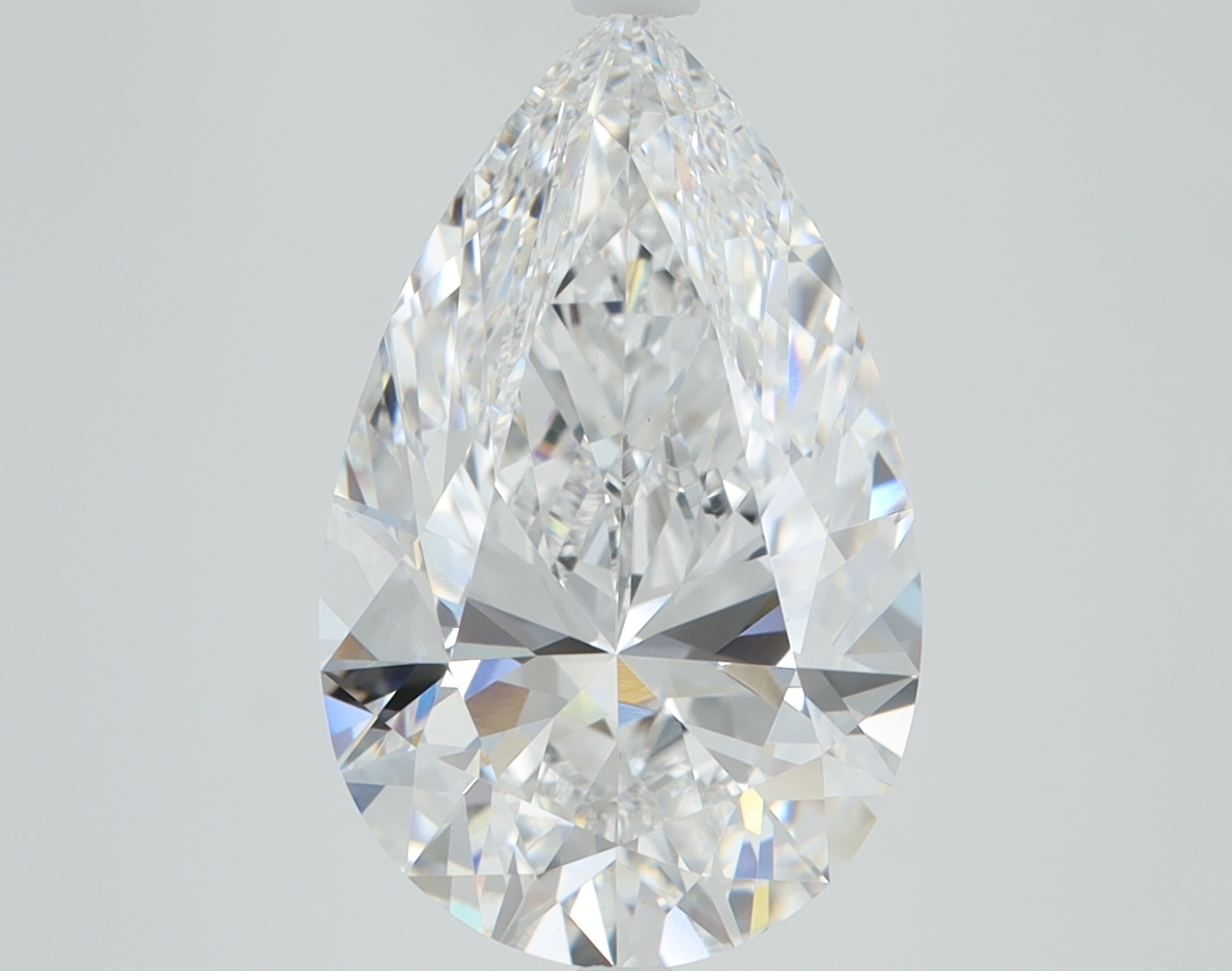 5.08ct Pear Cut Lab-Grown Diamond, E Color, VVS1 Clarity, 14.24mm ID