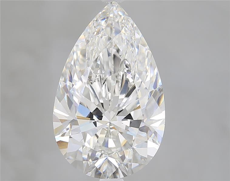Lab-grown 5.09ct pear diamond F/VVS2, 15.18mm ID BAB23-77-4