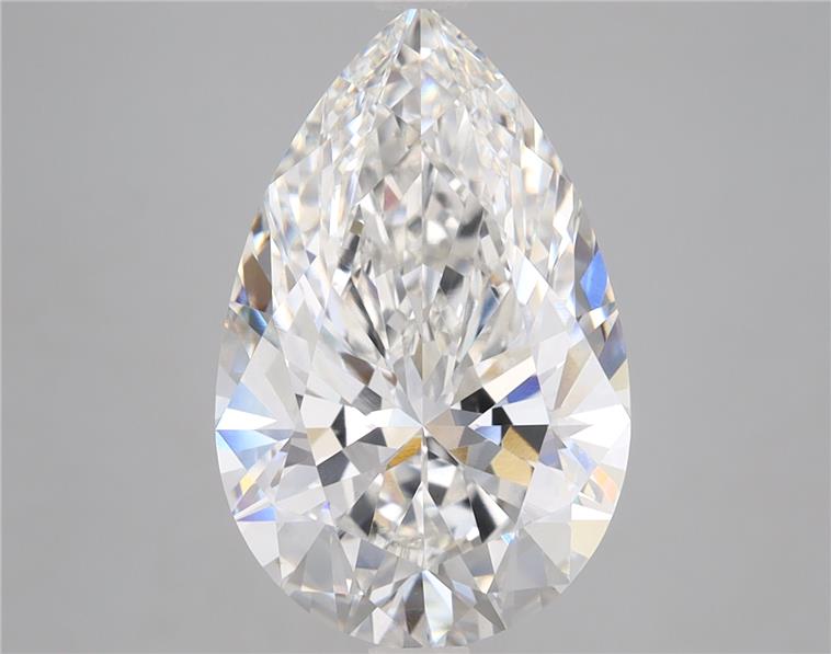 5.13ct Pear Cut Lab-Grown Diamond, F/VS1, 15mm x 9.58mm x 5.97mm