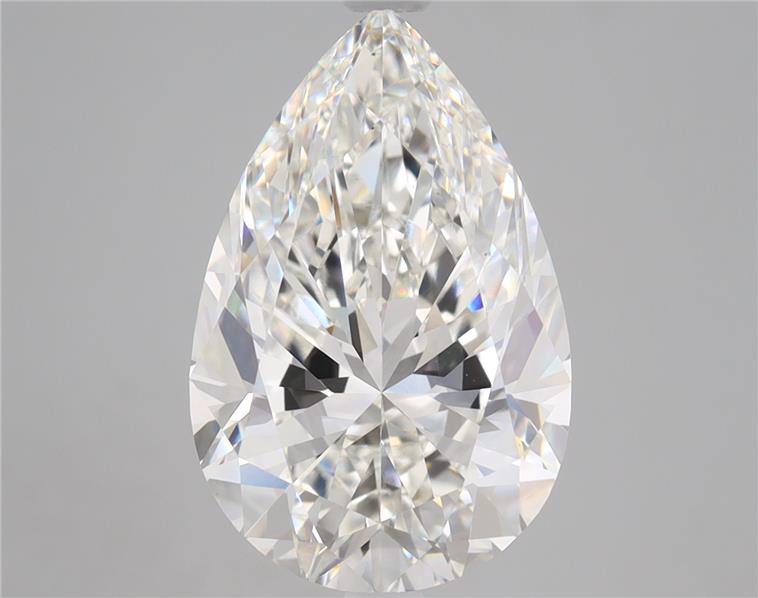 5.18ct Pear Cut Lab-Grown Diamond, G Color, VS1 Clarity