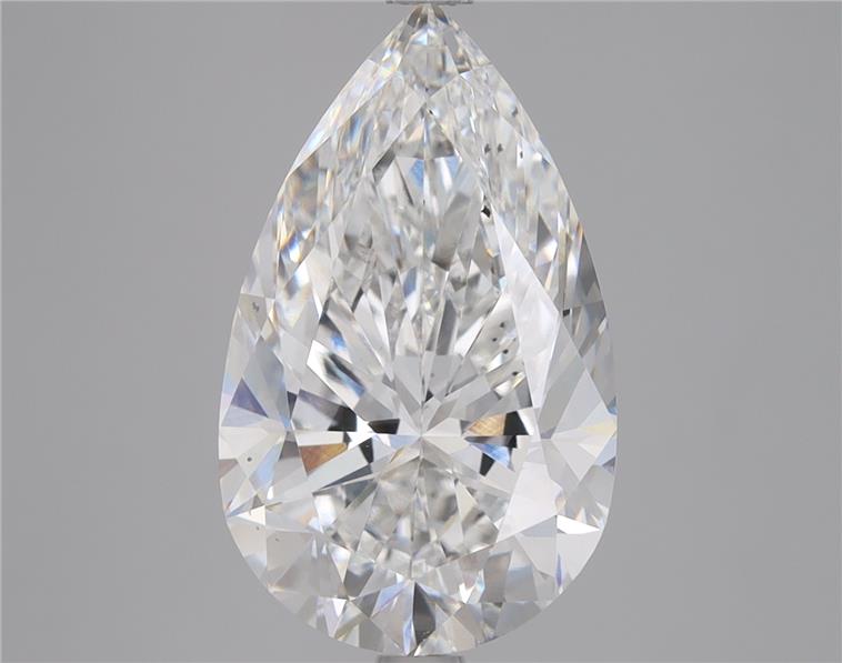 5.2ct Pear Cut Lab-Grown Diamond, F/VS2, 15.33mm ID