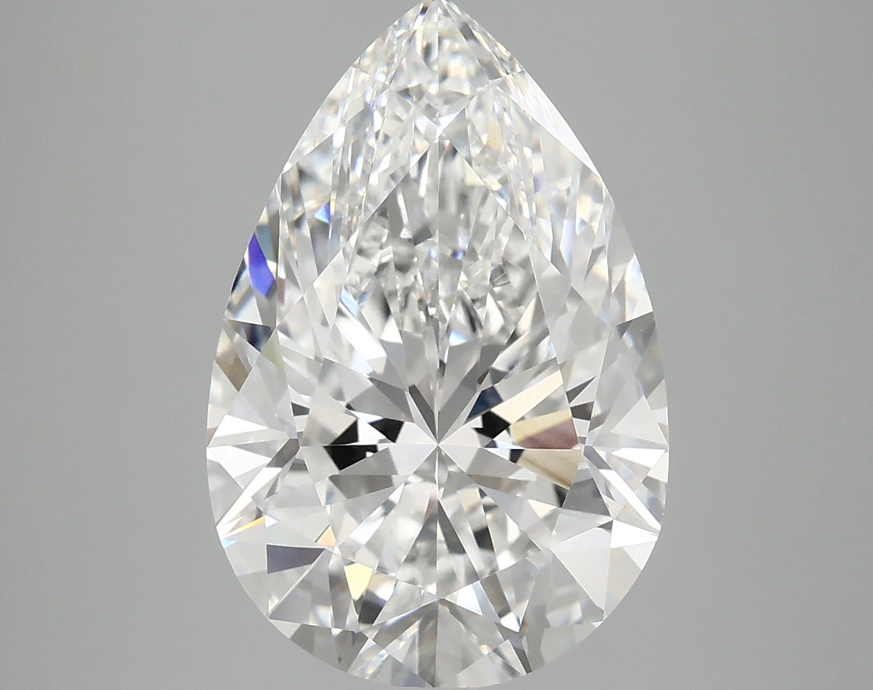5.5ct Pear Cut Lab-Grown Diamond, E/VVS2, 14.78mm ID