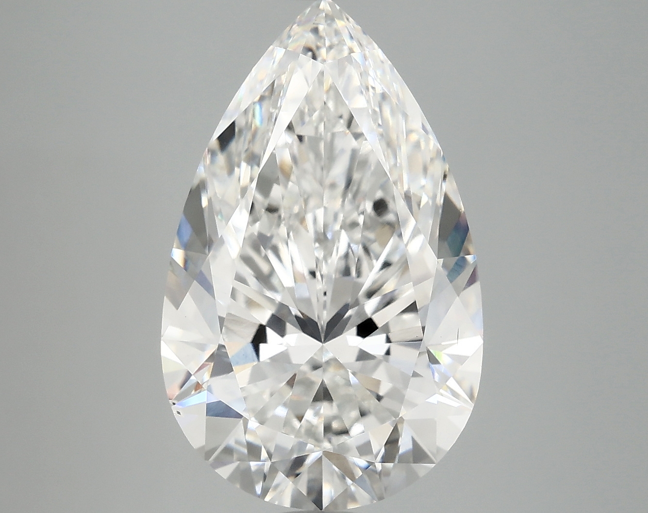 5.94ct Pear Cut Lab-Grown Diamond, F/VS2, 15.80mm ID