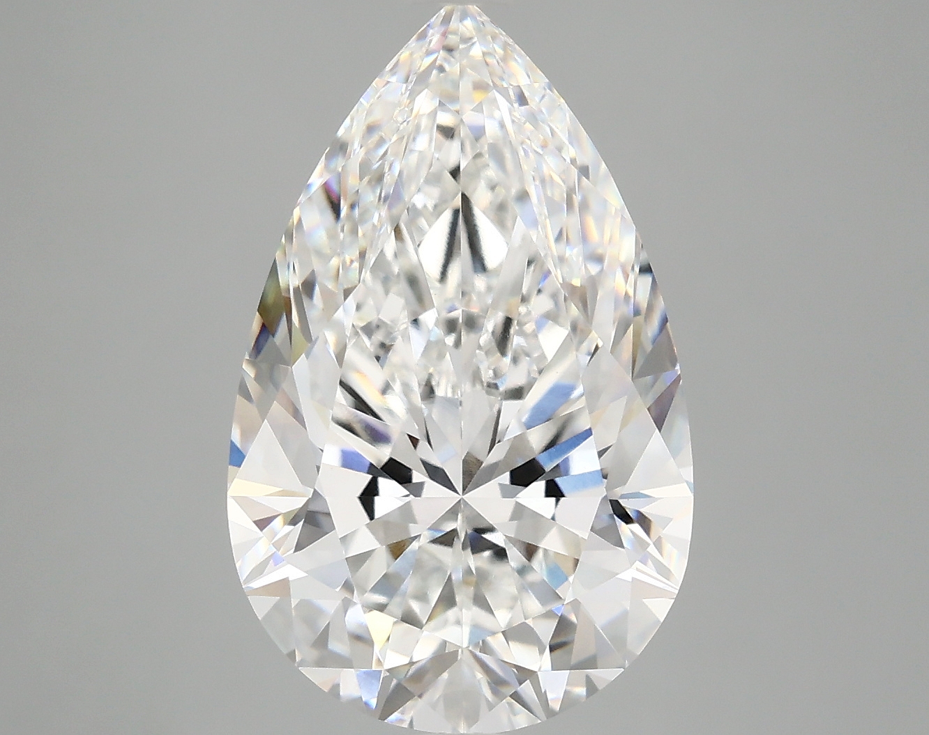5.98ct Pear Cut Lab-Grown Diamond, E Color, VVS2 Clarity, 15.80mm ID