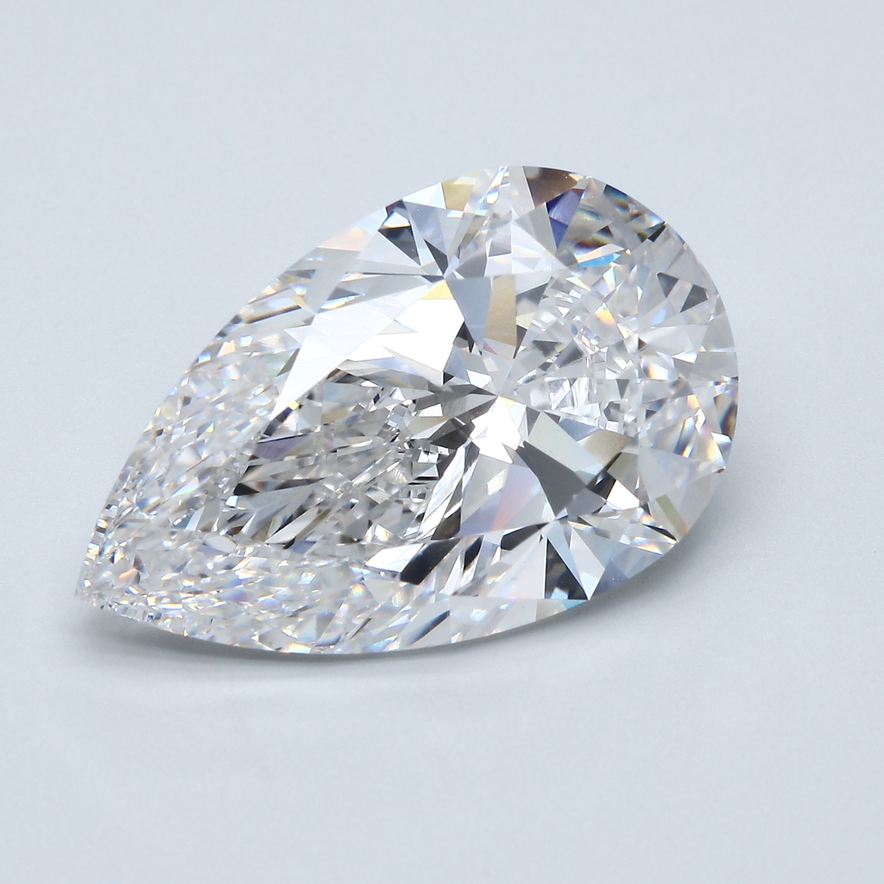 10.03ct Pear Cut Lab-Grown Diamond, E Color, VS1 Clarity, 19.52mm ID