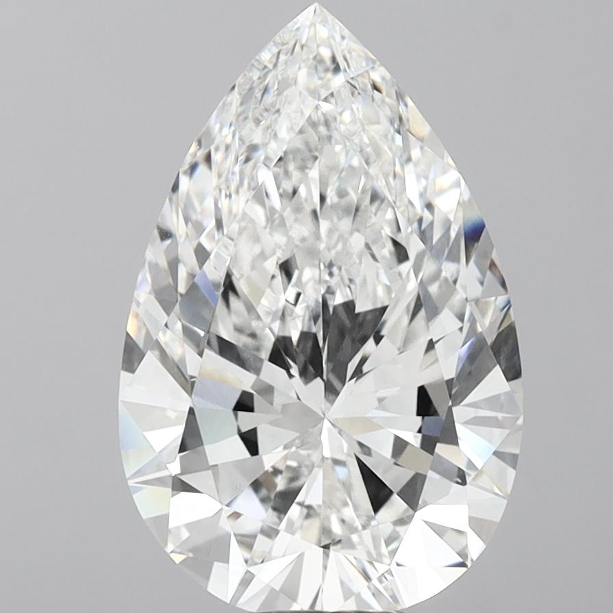 10.05ct Pear Cut Lab-Grown Diamond, E/VS1, 18.69mm ID
