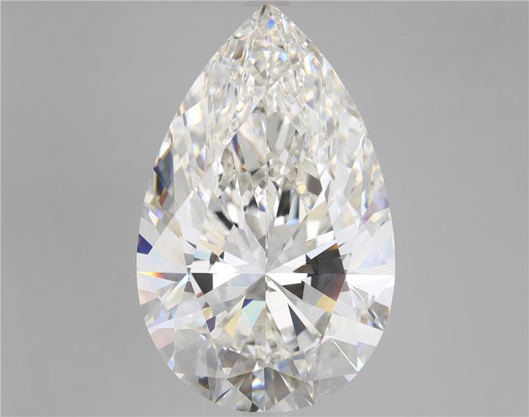 10.72ct Pear Cut Lab-Grown Diamond, H/VS1, 19.55mm