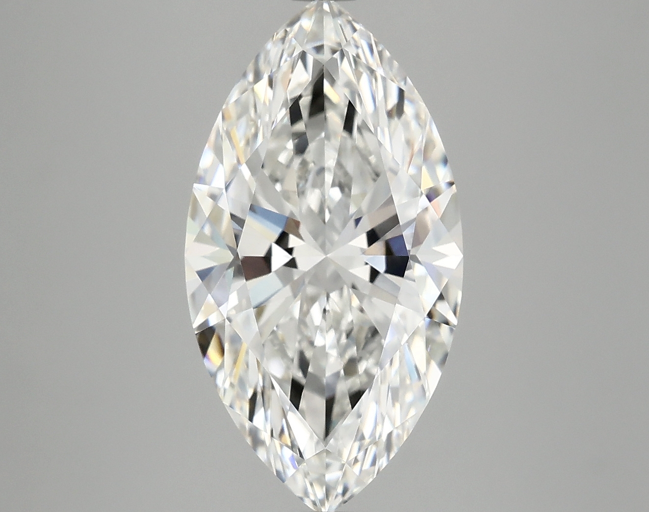 4.05ct marquise cut lab-grown diamond, F color, VVS2 clarity, IGI certified