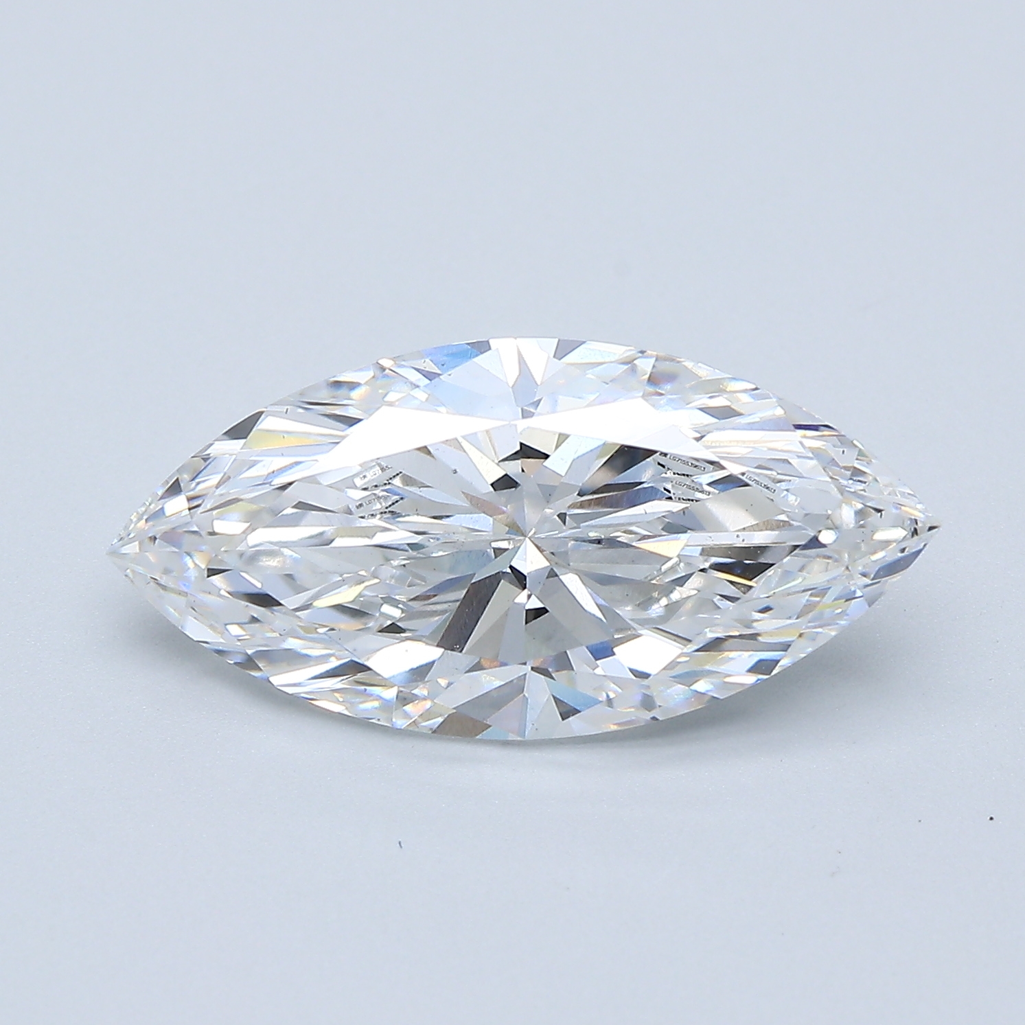 4.1ct lab-grown marquise diamond, D/VS2, 17.09mm x 8.17mm x 5.15mm