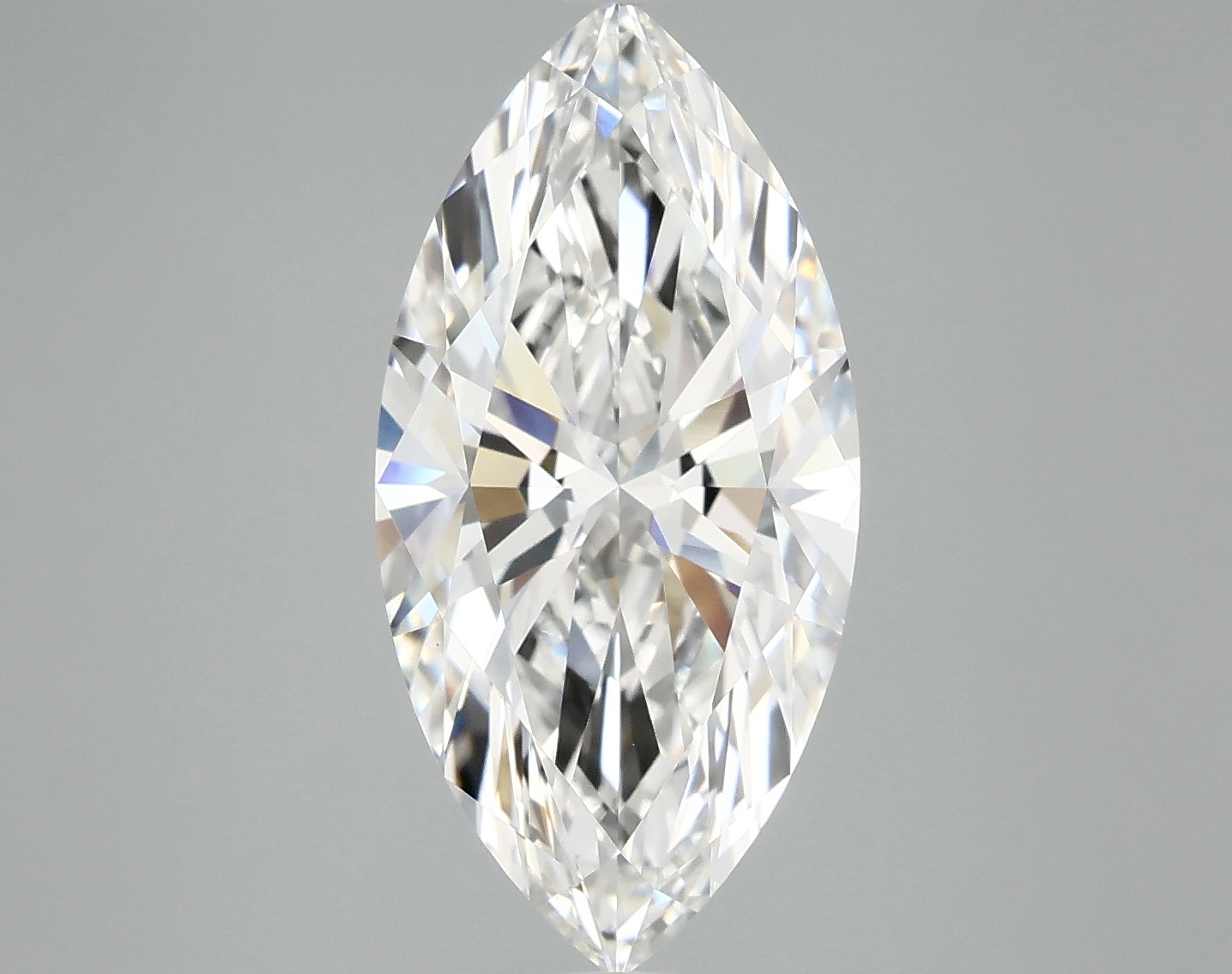 4.1ct lab-grown marquise diamond, F color, VVS2 clarity, 16.91 x 8.29 x 5.17 mm