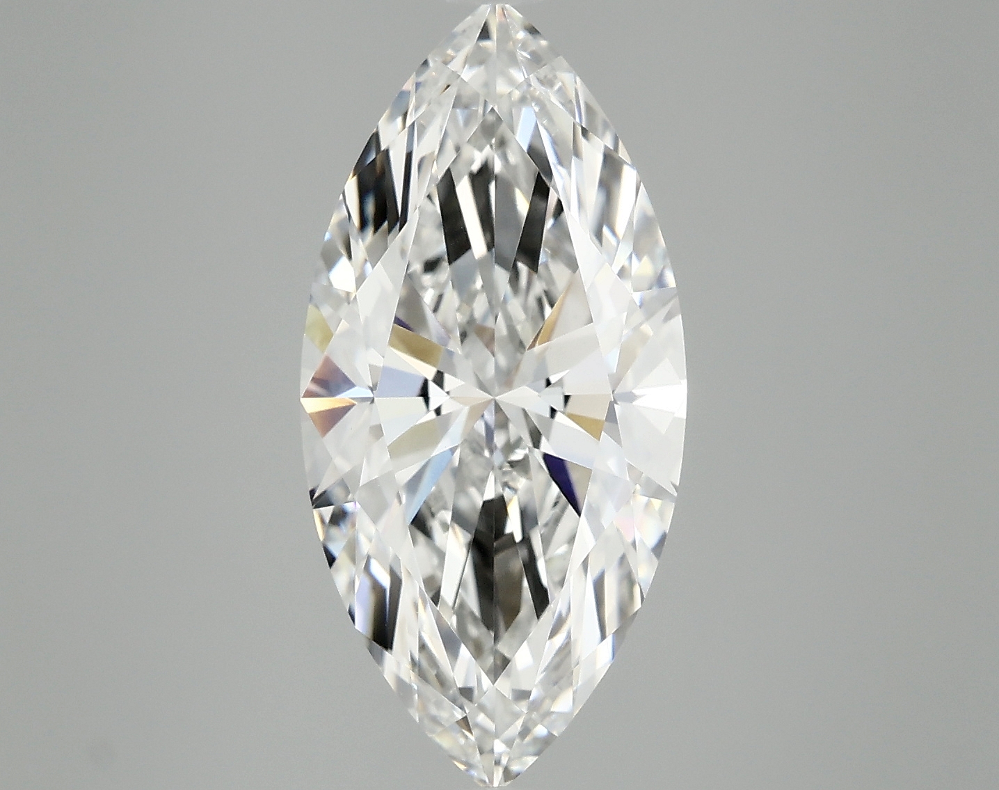 4.1ct lab-grown marquise diamond, 17.21 x 8.33 x 5.11mm, F/VVS2