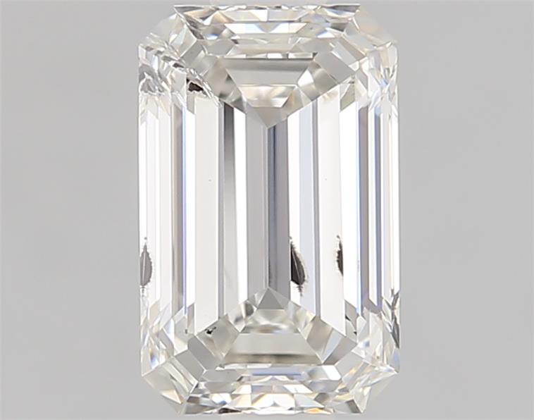 1.02ct Emerald Cut Lab-Grown Diamond, G Color, SI1 Clarity, 7.26mm ID