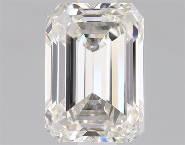 1.03ct Emerald Cut Lab-Grown Diamond, I Color, VVS2 Clarity, 6.77x4.79x3.23 mm
