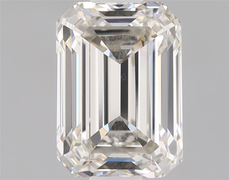 1.04ct lab-grown emerald diamond, I color, VVS2 clarity, 6.66x4.77x3.25mm