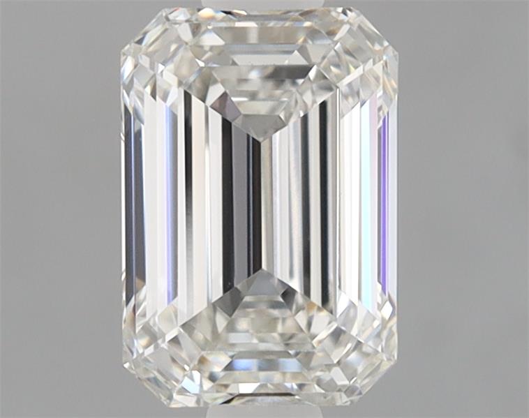 1.08ct Emerald Cut Lab-Grown Diamond, G Color, VVS2 Clarity, 6.88mm x 4.79mm