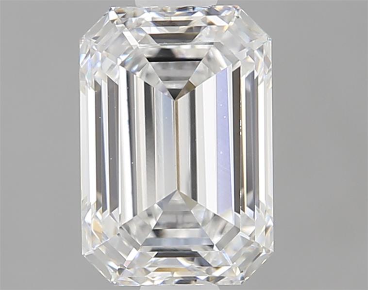 Lab-grown Emerald cut diamond, 1.09ct, F/VS1, 6.99mm x 4.79mm x 3.25mm