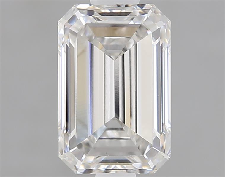 1.1ct Emerald Cut Lab-Grown Diamond, F/VS1, 7.12mm