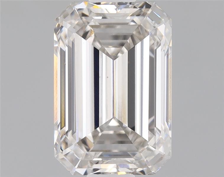 1.1ct Emerald Cut Lab-Grown Diamond, H Color, VVS2 Clarity