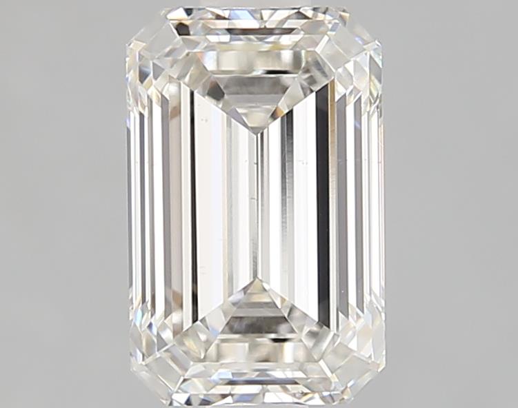 1.26ct lab-grown emerald diamond, H color, VS1 clarity, IGI certified