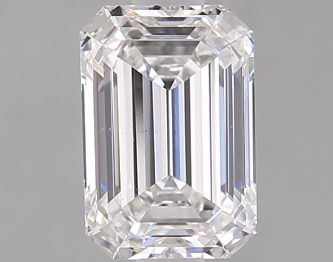 1.27ct Emerald Cut Lab-Grown Diamond, E/VS1, 7.45mm ID