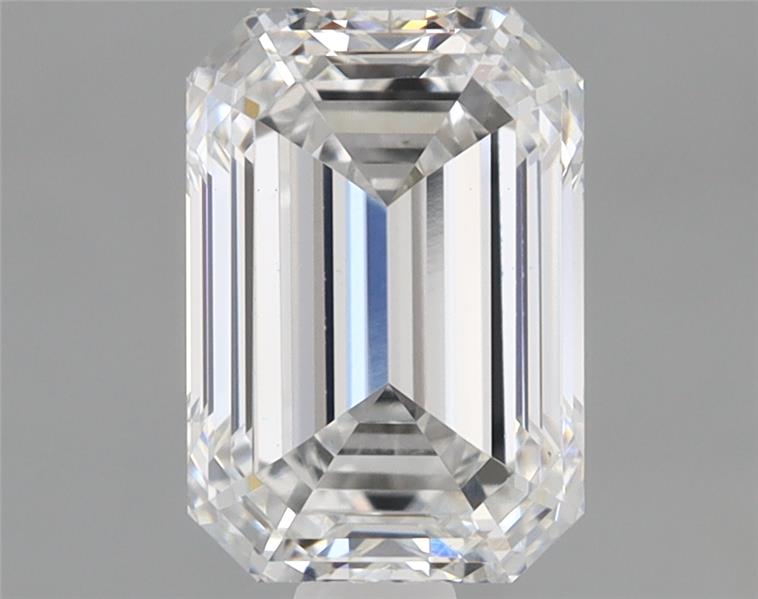 1.33ct Emerald Cut Lab-Grown Diamond, E Color, VVS2 Clarity, 7.39mm x 5.11mm x 3.51mm