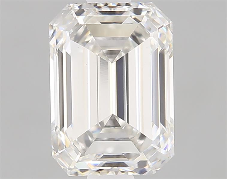 1.42ct Emerald Cut Lab-Grown Diamond, F/VS1, 7.40x5.28x3.65 mm
