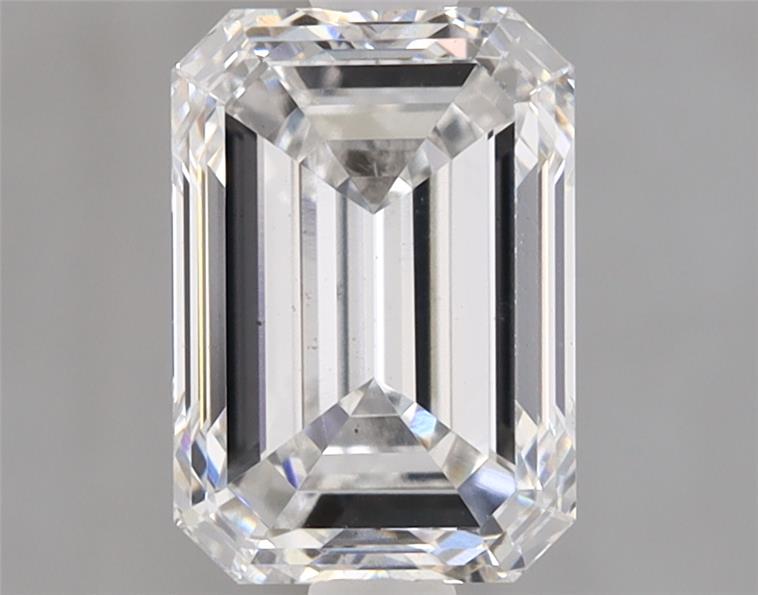 1.51ct Emerald Cut Lab-Grown Diamond, E Color, VS2 Clarity