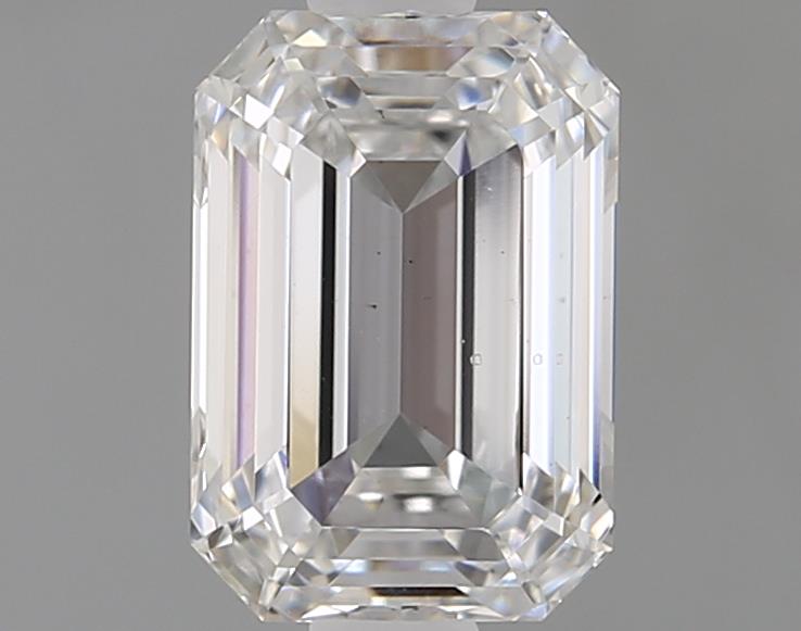 1.51ct Emerald Cut Lab-Grown Diamond, E Color, VS2 Clarity, 7.73x5.36x3.52 mm