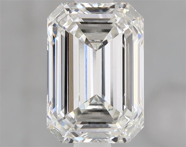 1.55ct Emerald Cut Lab-Grown Diamond, G Color, VVS2 Clarity