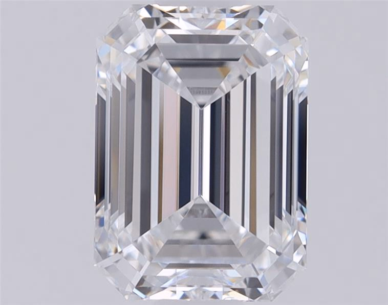 1.56ct Emerald Cut Lab-Grown Diamond, E/VVS1, 7.74mm ID