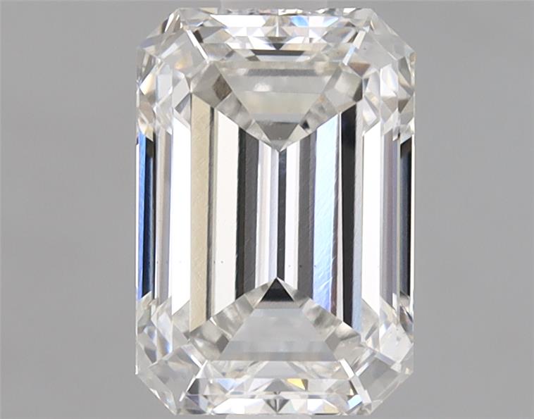 1.56ct Emerald Cut Lab-Grown Diamond, F Color, VS2 Clarity