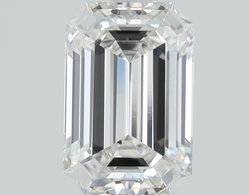 1.58ct Emerald Cut Lab-Grown Diamond, E Color, VVS1 Clarity