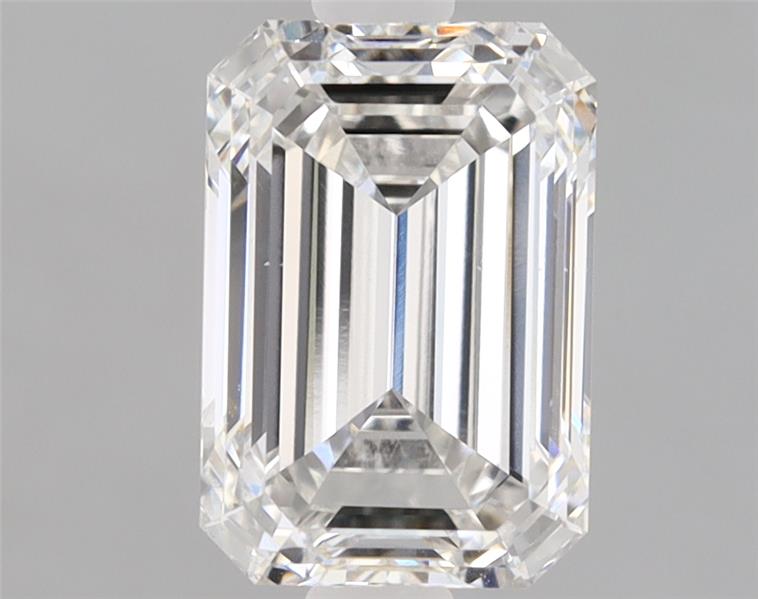 1.59ct lab-grown emerald diamond, F color, VS2 clarity, 7.86mm ID
