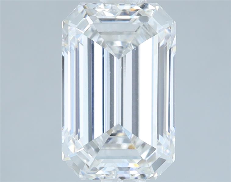 1.6ct Emerald Cut Lab-Grown Diamond, 8.31mm ID, D/VVS2