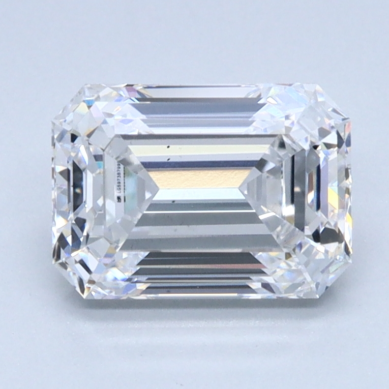 1.63ct Emerald Cut Lab-Grown Diamond, D/VS2, 7.73mm ID