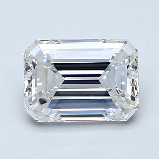 1.68ct Emerald Cut Lab-Grown Diamond, D/VS1, 7.88mm ID