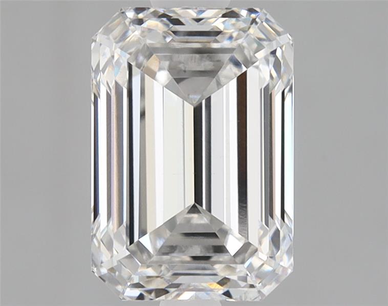 1.76ct Emerald Cut Lab-Grown Diamond, 8.12x5.59x3.74mm, E/VS1