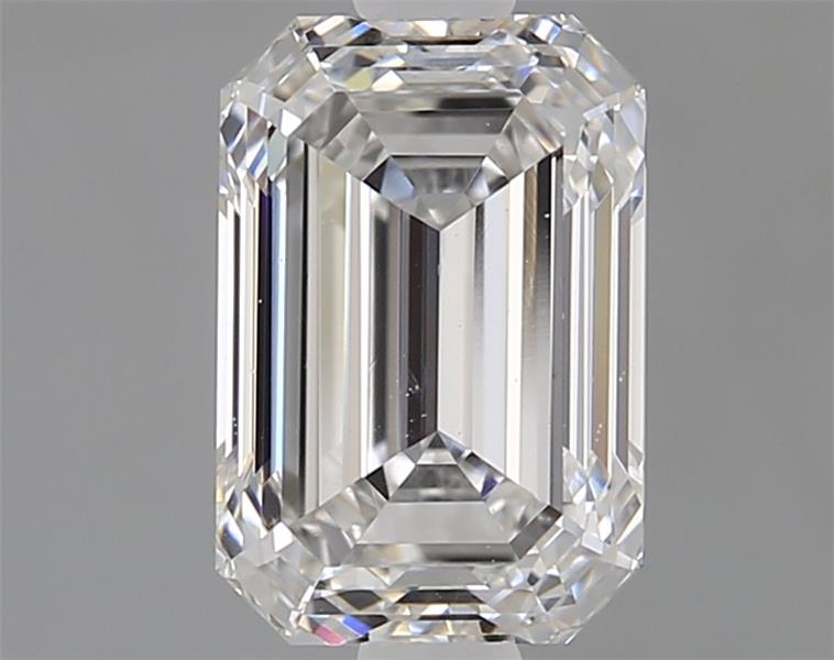 1.79ct Emerald Cut Lab-Grown Diamond, E/VVS2, 8.22mm ID