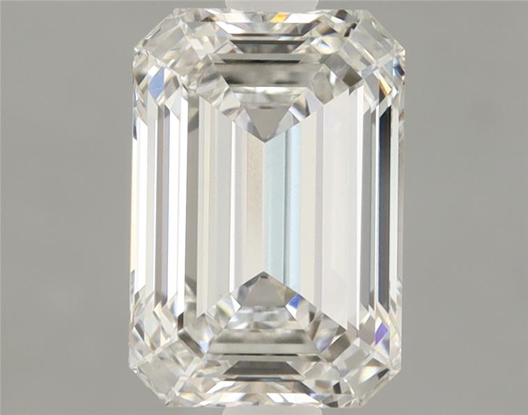 1.79ct lab-grown emerald diamond, F color, VVS2 clarity, IGI certified