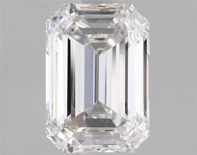 1.82ct Emerald Cut Lab-Grown Diamond, E Color, VVS2 Clarity