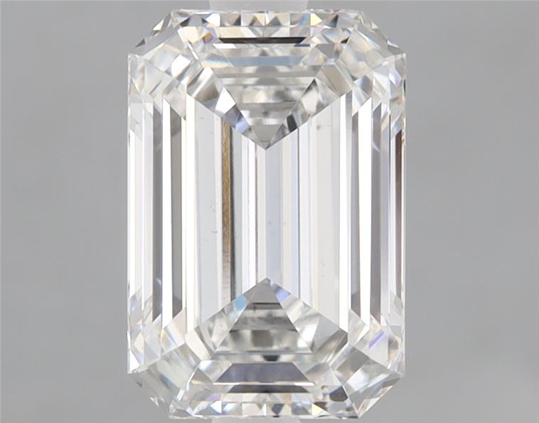 1.82ct Emerald Cut Lab-Grown Diamond, F/VS1, 8.67mm ID