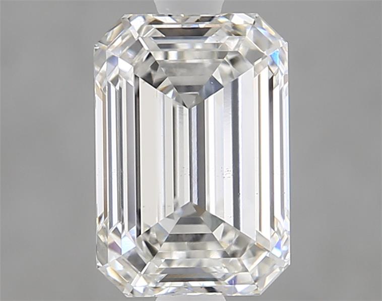 2.02ct lab-grown emerald diamond, F color, VS1 clarity, 8.66mm ID