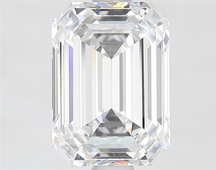 2.07ct Emerald Cut Lab-Grown Diamond, E/VS1, 8.36mm ID