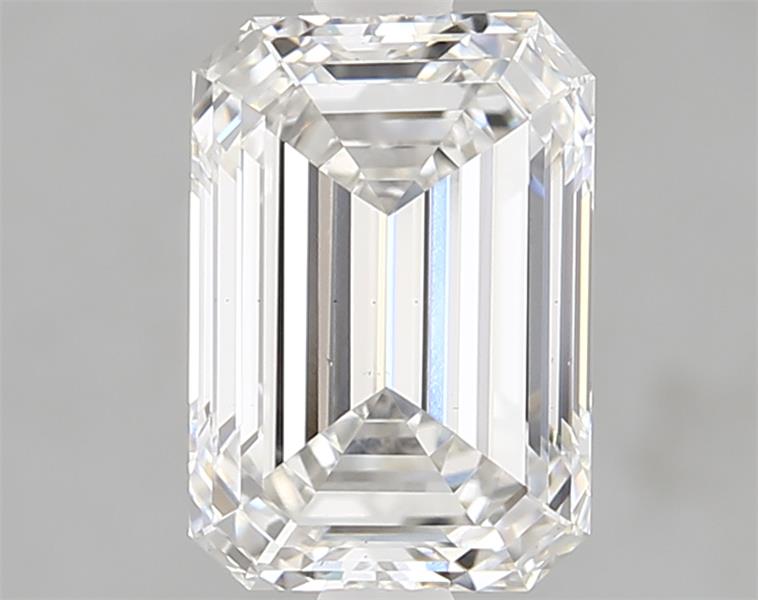 2.07ct lab-grown emerald diamond, F color, VS1 clarity, 8.68mm ID