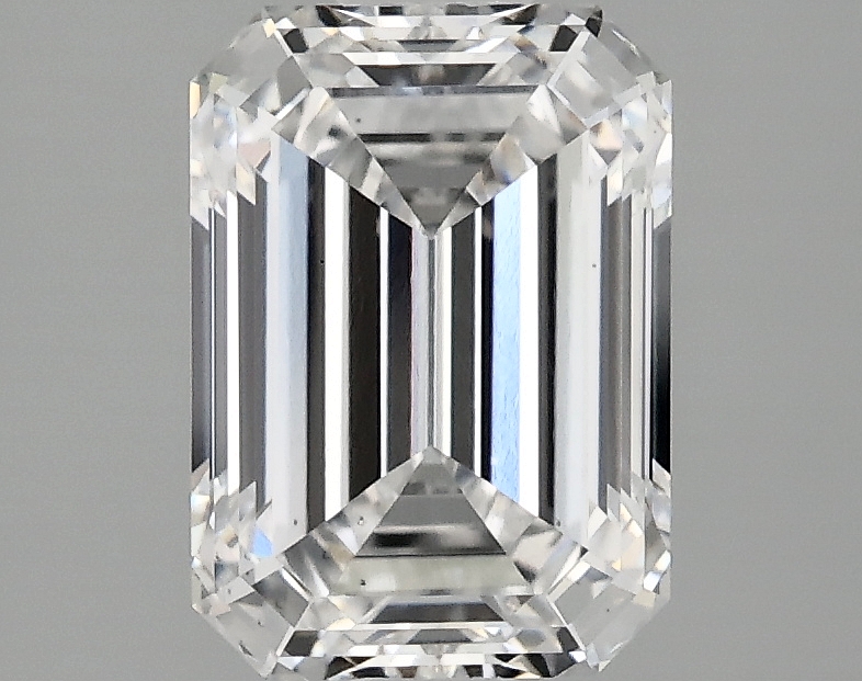 2.47ct lab-grown emerald diamond, D color, VS2 clarity, 9.09mm ID