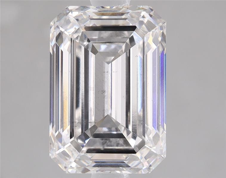 2.52ct Emerald Cut Lab-Grown Diamond, E Color, VS2 Clarity