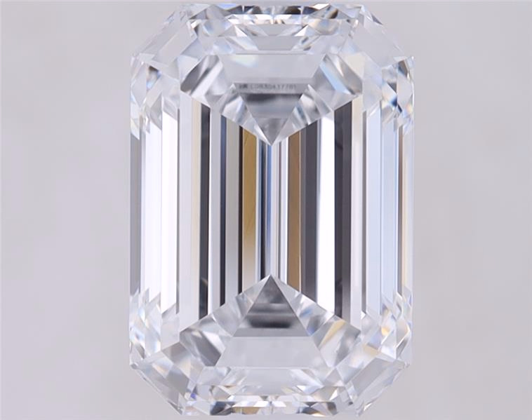 3.26ct Emerald Cut Lab-Grown Diamond, D/VS1, 10.35mm ID
