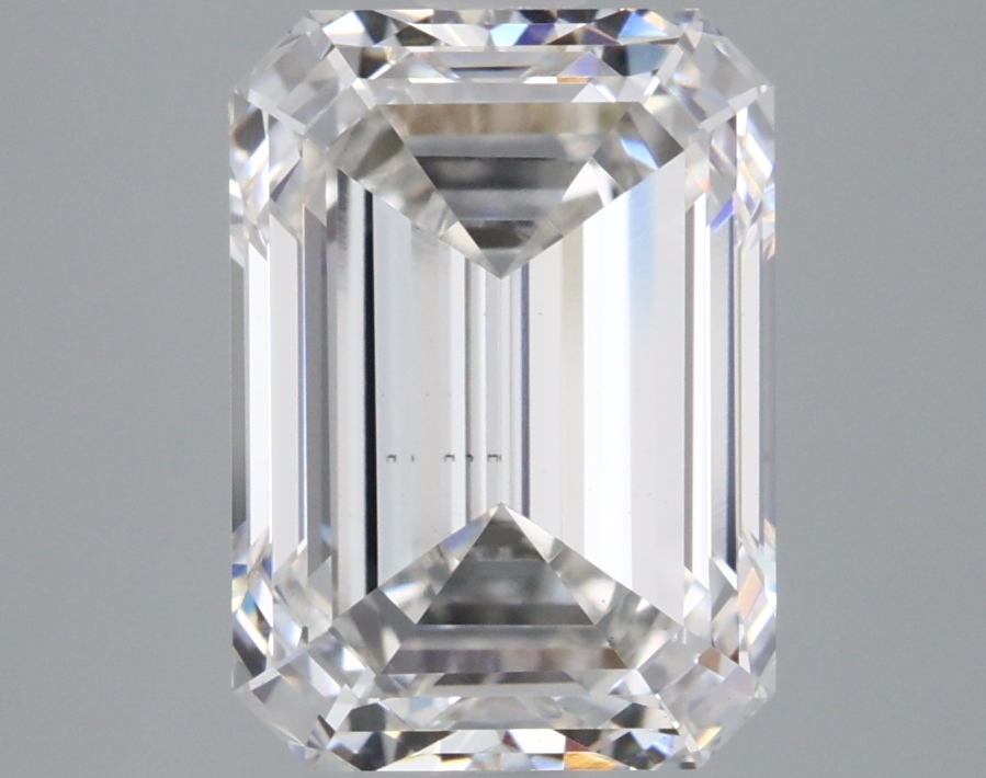 3.96ct Emerald Cut Lab-Grown Diamond, F/VS2, 10.39x7.40x5.16mm