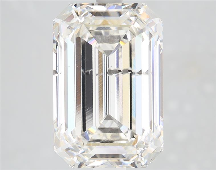 4.03ct lab-grown emerald diamond, H color, SI2 clarity, IGI certified